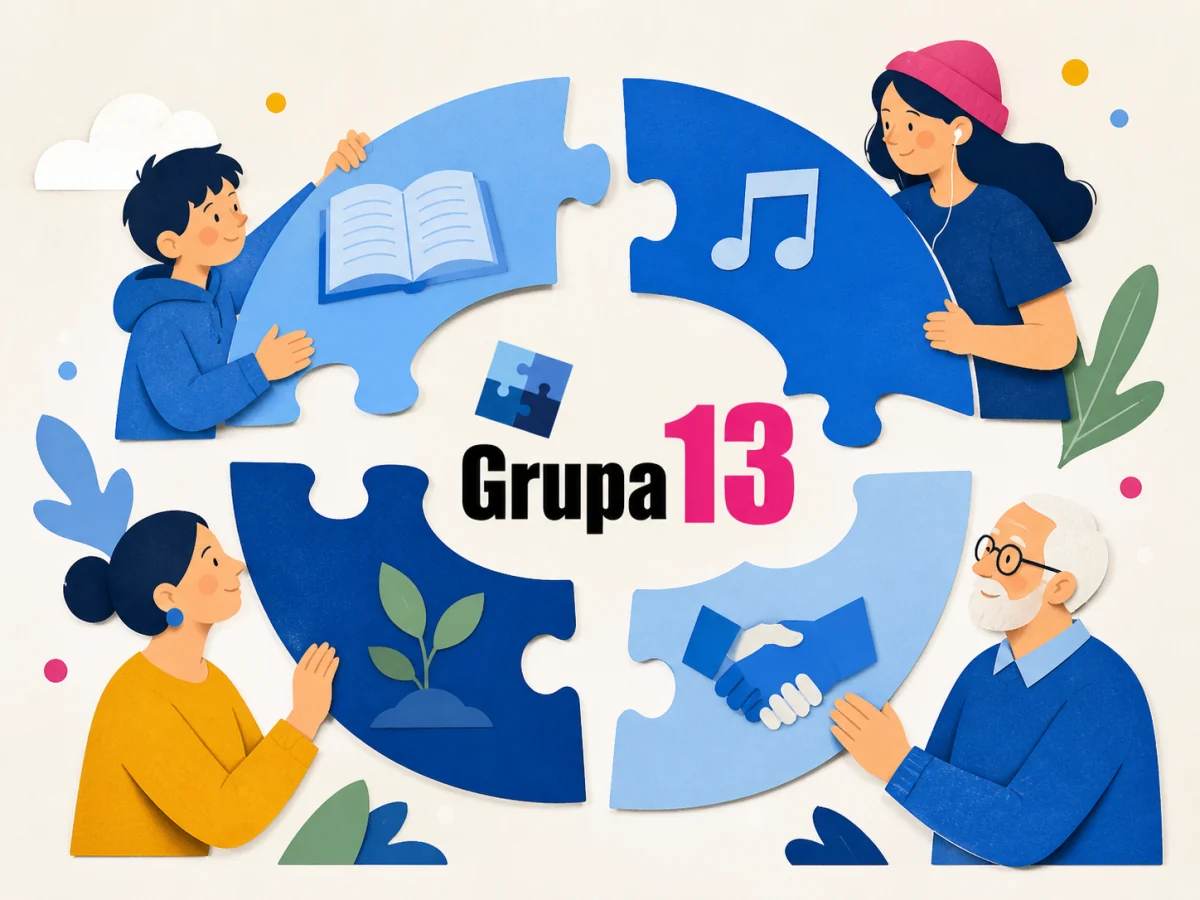 Grupa 13 łączy dzieci, młodzież, dorosłych i seniorów poprzez edukację, kulturę i współpracę